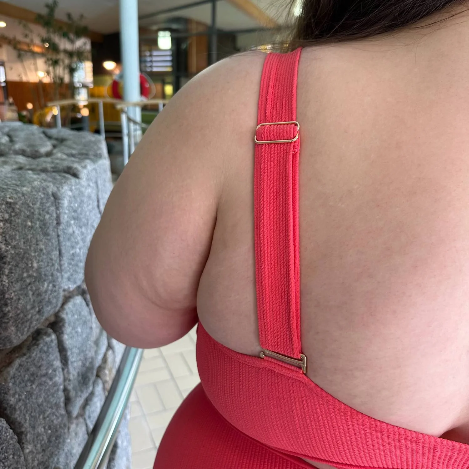 There Can Be Only One Bikini Top - Coral - Image 21